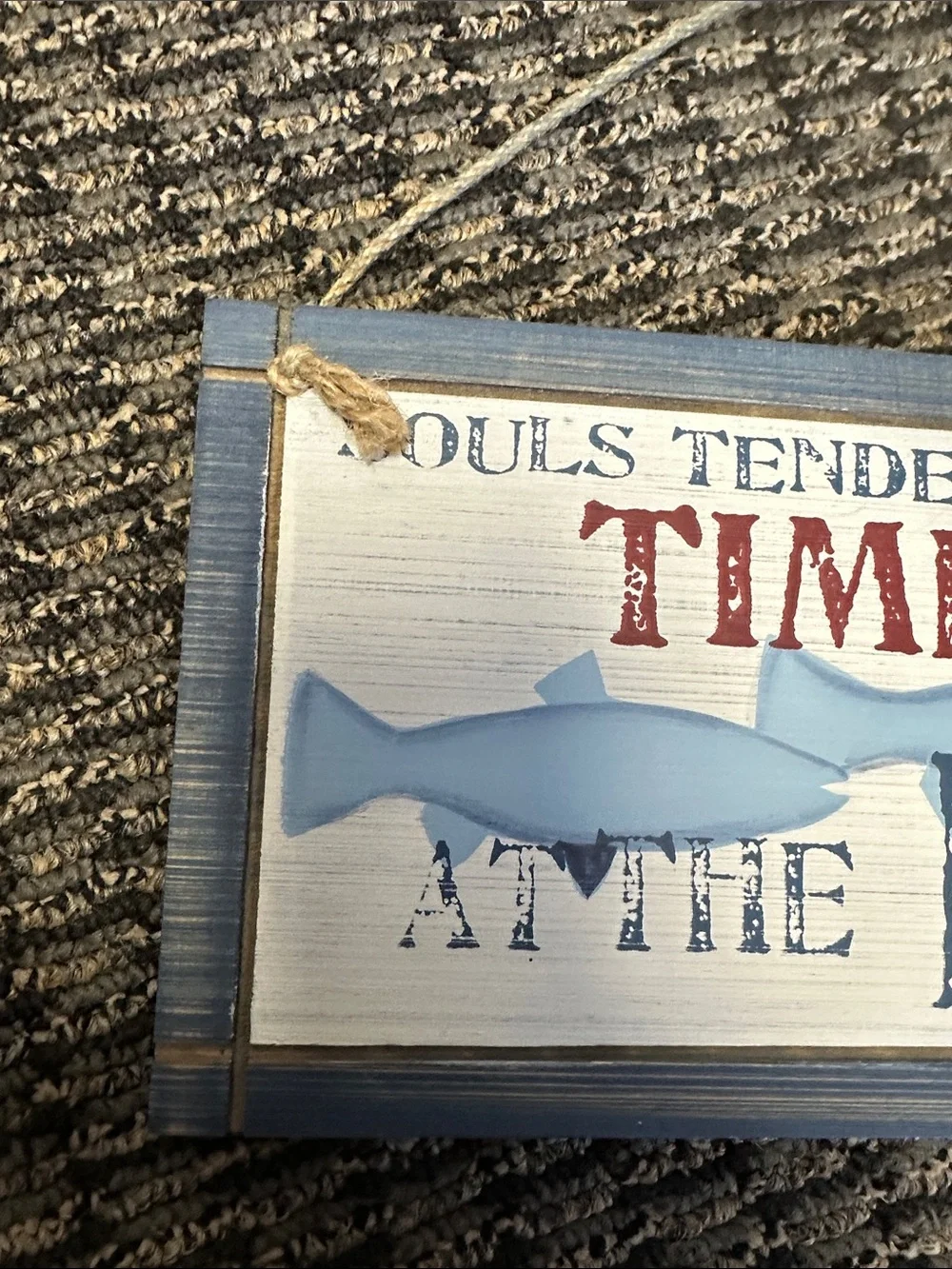 Nautical Blue white and red home decor for lake house